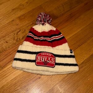 ‘47 Chicago Bulls Berring Cuffed‎ Knit Hat with Pom